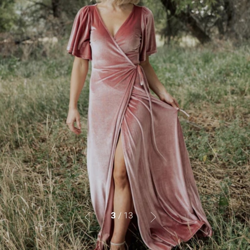 Velvet wrap dress, Baltic Born